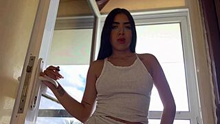 Why Does Horny Stepdad Not Forgive Cute Petite Latina Teen For Pov Riding And Blowjob?