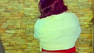 Nigarchrist shares an update with petal in homemade lesbian shaved pussy action.