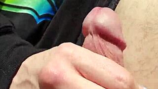 Outdoors, can I finger your wet shaved pussy while you give handjob and reach around my legs?