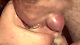 Redhead mature MILF takes cum in mouth and facial in sexy compilation