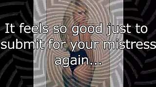 oh man, this erotic mistress lisa is tricking her slave in the garage