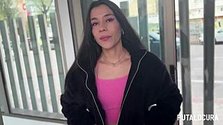 Torbe Catches Latina Skinny Rousse Black For Intense Blowjob And Doggystyle Cum In Mouth