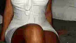 The busty brunette milf enjoys intense interracial sex with a hung Colombian BBC