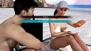 Big Tits Babe Hints at Naughty Game Play in Intertwined Scene