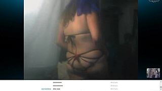 Carol banderas appears as the beautiful mexican woman in the webcam chat session.