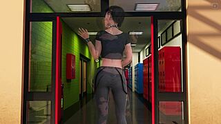 blonde milf with big tits and glasses deepthroats monster cock on beach for cum in mouth