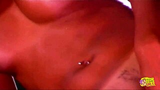 a redhead and a brunette get kinky in lesbian sex with a big toy outdoor. they lick tight pussies in heels and bikinis.