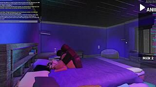 fucking a blonde bimbo doggystyle rough