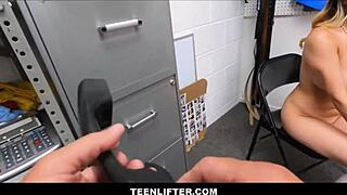 teenlifter petite latina shoplifter mads flores has sex with officer rusty nails to avoid cops