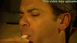 You know this German brunette milf with big tits rides that monster cock in heels until facial cumshot