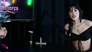 Suggestive BDSM Bisexual Crossdressing Teen In See-Through Lingerie Gets Glamorous With Toy Play.