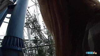 i'm a redhead cutie who got my hands all messy with sticky stuff out in public while fingering