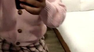 i feel so horny watching this latina milf masturbate and fuck in homemade video