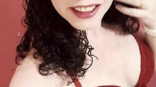 Ravishing Curly Blonde Wife with Piercing and Tattoo Fists Her Exotic Pussy in Homemade Interracial Bedroom Solo Session