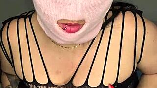 Naughty Masked Babe Pounds Her Pussy For More Pleasure!