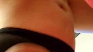 hey, this latina with huge ass and enormous tits lets me fuck her tight hole