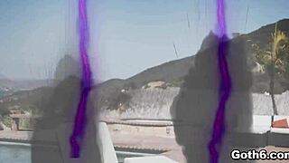 jessie lee needs kyle masons help to ensure heelmouth stays sealed in this goth cosplay scene