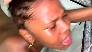 Having sex with my girlfriend's friend while she's alone at home, colombian latina interracial homemade with monster cock. Quick orgasm fucking.