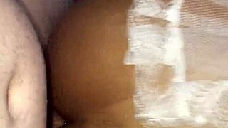 Wife in lingerie assfucked by prostitute giving to another hidden from husband