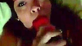 Colombiana deepthroats and takes it hard with her big tits bouncing in intense scene
