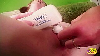 a solo masturbation scene turns into sensual lesbian sex for these two brunettes