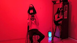 Slutty stepsisters flash asses to seduce stepbrother at college party