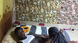 i'm all about sucking that homemade wet pussy, cute latina milf moaning with big black cock creampie.