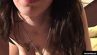 Amateur Brunette In Lingerie Gives Blowjob Then Rides Cowgirl And Takes Doggystyle Cum On Ass