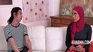 Halal wife turns haram as cheating milf takes foreign dick in pov