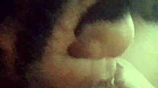 Jill Wettmout Sloppy Blowjob Close Up on Big Black Cock Until Cum?