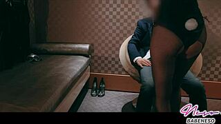 Sexy bunny girl rides that big cock like a pro in homemade cowgirl and spooning action 🐰🔥