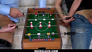 Will The Stepfamily Keep Up Their Freeuse Fuck Session On Dinner Table With Milf And Teen?