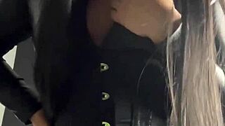 Astarioth dominates in spanish joi cei session, punishing with femdom humiliation and cum eating orders.