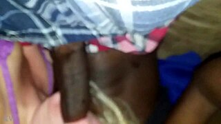 i love how this big dick rasta chokes and deepthroats me with his monster cock in interracial action