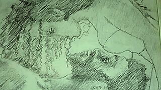 In this sketch, a couple engages in foreplay while she wears lingerie. The scene builds tension slowly.