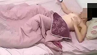 she waits eagerly for her husband each night, masturbating sensually while watching xvideos before their passionate fucking session unfolds