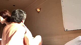 Extreme thick cock makes Miyuki moan in couple sex