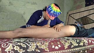 Why settle for regular wife sex when bhabhi gets fucked hard at night in the house by roommate?