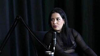 why tease with that huge ass and tits in lingerie during a sensual podcast prelim?