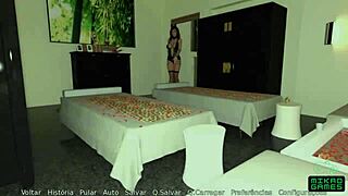 Employees Family Ep 11 - Wild Fuck in Nightclub with Milf and Waitress in Roleplay Massage!