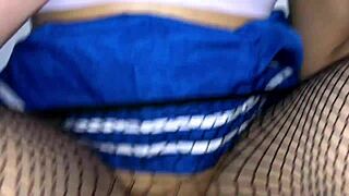 She sneaks in steamy after-class romp with buddy