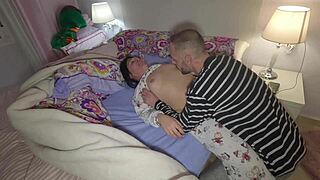 Homemade Passion with My Curvy Wife Bent Over for Doggystyle Fucking and Cumshot in Mouth. Amateur Milf Shows Off Big Pussy Lips in Intense Session.