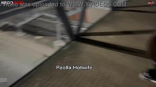 Paolla Hotwife Flashes And Humiliates Cuckold With Big Black Cock In Public Outdoor Scene