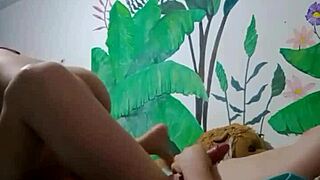 Hey, my friend invites me over for a sleepover but we end up fucking passionately with her riding my big cock in missionary?