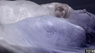 Whoa this couple gets snatched by aliens for a wild group sex show broadcast live