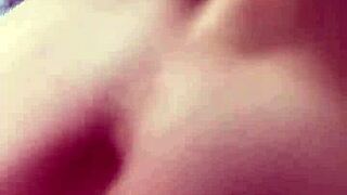 Hard morning sex with my petite girlfriend ends in huge cumshot on her body pov