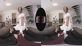 in this brunette hardcore scene, virtual taboo explores shaved pussy handjob and blowjob. the hairless taboo tips lead to intense action.