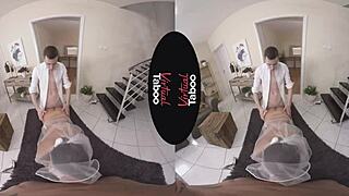 in this brunette hardcore scene, virtual taboo explores shaved pussy handjob and blowjob. the hairless taboo tips lead to intense action.