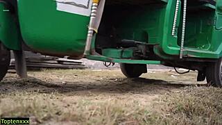 Auto Driver Gets Intimate With Beautiful Indian Passenger Bhabhi In Close-Up Doggystyle Fucking. Clear Audio Reveals Her Horny Shaved Pussy And Cute Tits During Hardcore Reality Sex.