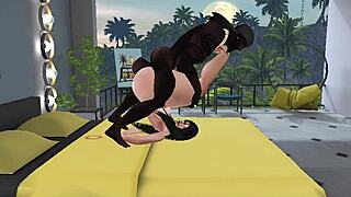 BBCVU Presents Intense Anal Hardcore with Big Black Cock Riding and Creampie in Interracial Scene